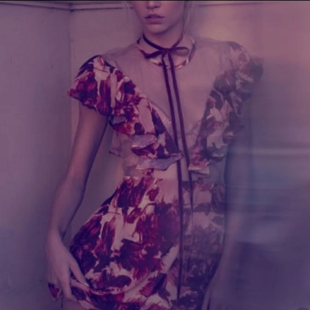 🍋For Love and Lemons Wild Roses Mini Dress - Picture 13 of 13